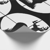 Hirschjagd Geschenkpapier (Ecke)