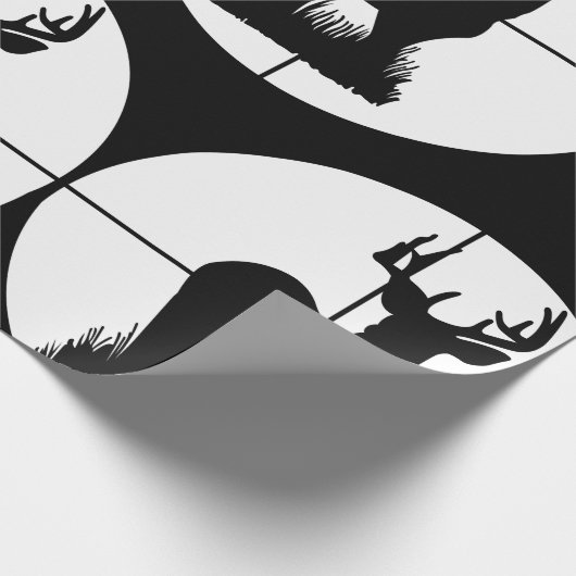 Hirschjagd Geschenkpapier (Ecke)
