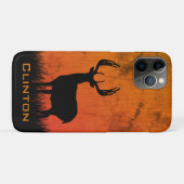 Hirschjagd große Antler Name Case-Mate iPhone Hülle (Rückseite (Horizontal))