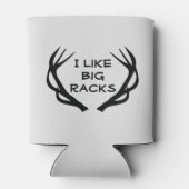 Hirschjagd Ich mag Big Racks Funny Dosenkühler (Rückseite)