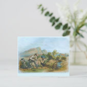 Hirschjagd im schottischen Hochland Postkarte (Stehend Vorderseite)