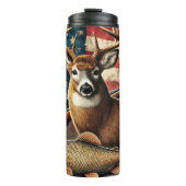 Hirschjagd in der Patriotischen Wildnis Thermosbecher (Vorderseite)