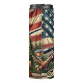 Hirschjagd in der Patriotischen Wildnis Thermosbecher (Rückseite)