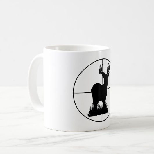 Hirschjagd Kaffeetasse (Vorderseite Links)