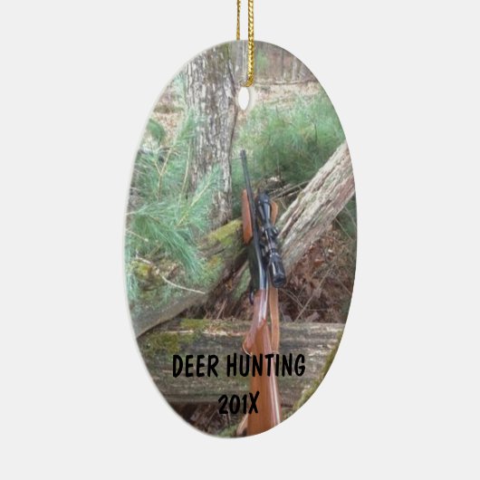 Hirschjagd Keramik Ornament (Rechts)