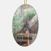 Hirschjagd Keramik Ornament (Links)