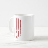 Hirschjagd Kunst für Männer Frauen Buck Elk Hunter Kaffeetasse (Vorderseite Links)