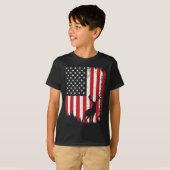 Hirschjagd Kunst für Männer Frauen Buck Elk Hunter T-Shirt (Vorne ganz)