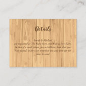 Hirschjagd-Lodge Kinderdusche Antler Begleitkarte (Vorderseite)