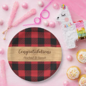 Hirschjagd-Lodge Kinderdusche Antler Pappteller (Party)