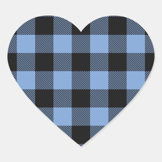 Hirschjagd Lodge Kinderdusche Antlers Boy Blue Herz-Aufkleber (Vorderseite)