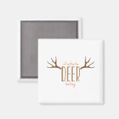 Hirschjagd Magnet (Vorderseite/Rückseite)