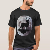 Hirschjagd Männer Frauen Buck Moon T-Shirt (Vorderseite)