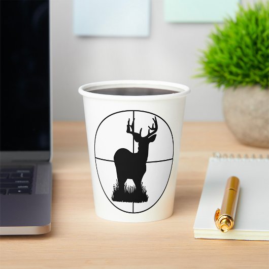Hirschjagd Pappbecher