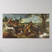 Hirschjagd Poster (Vorne)