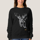 Hirschjagd Rauch Em Hunter Husband Vater Grandp Sweatshirt (Vorderseite)