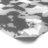 Hirschjagd Schädel mit Geweih Poster (Ecke)
