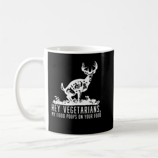 Hirschjagd Shirt für Männer Frauen Gezwitscher Jäg Kaffeetasse (Links)