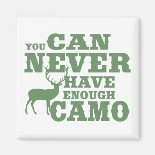 Hirschjagd Spaß Camouflage Magnet