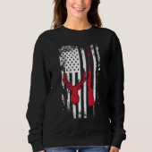 Hirschjagd USA Sweatshirt (Vorderseite)