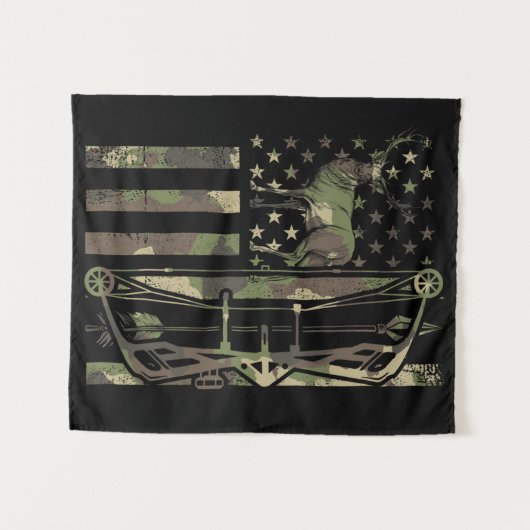 Hirschjagd Wandteppich (Vorderseite (Horizontal))