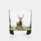Hirschjagd Whiskyglas (Vorderseite)