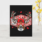 Hirschjagd Xoxo Valentins Hirsch Jungen Mütze Männ Karte (Gelbe Blume)