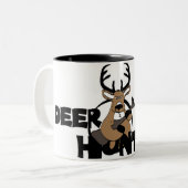 Hirschjagd Zweifarbige Tasse (Vorderseite Links)