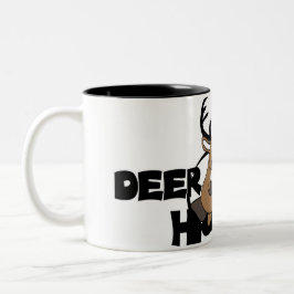 Hirschjagd Zweifarbige Tasse