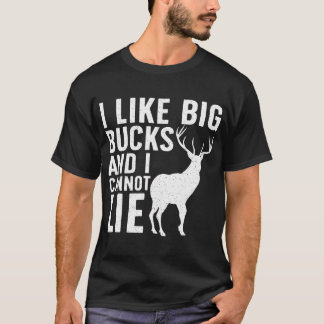 Hirschjagdkunst für Männer Vater Wildtierjäger Whi T-Shirt