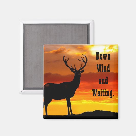 Hirschjagdmagnet Magnet (Vorderseite/Rückseite)