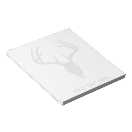 Hirschjagdschädel Notizblock (angewinkelt)