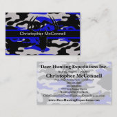 Hirschjagdschädel Visitenkarte (Vorne/Hinten)