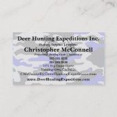 Hirschjagdschädel Visitenkarte (Rückseite)