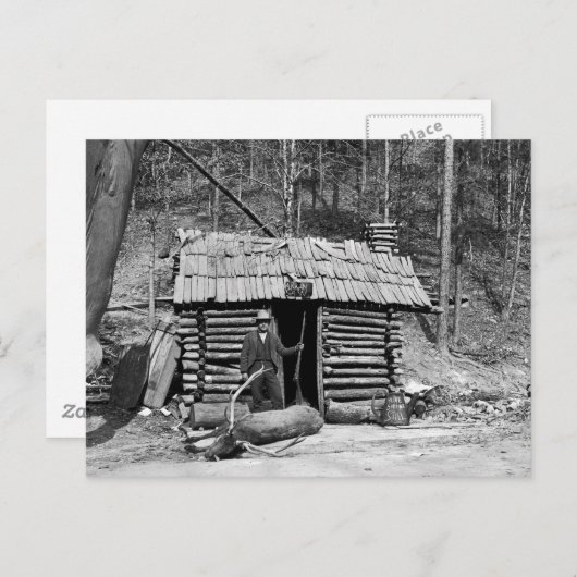 Hirschjäger, 1901 postkarte (Vorne/Hinten)