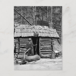 Hirschjäger, 1901 postkarte