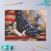 Hirschjäger-Blanket, Geschenk für den Vater, Hasen Seidenpapier (Basteln)