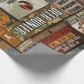 Hirschjäger-Blanket Weihnachtsgeschenk für Jäger Geschenkpapier (Ecke)