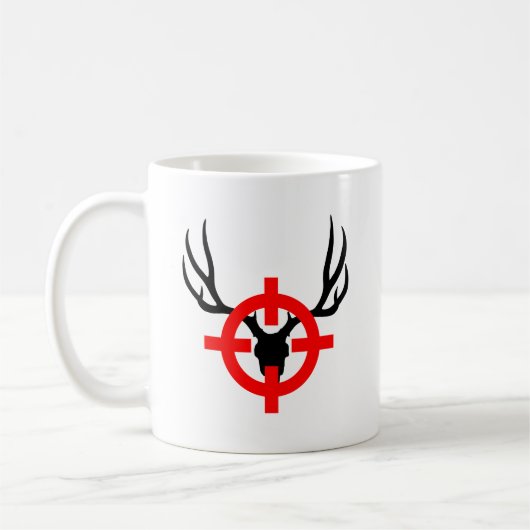 Hirschjäger - Bullseye Kaffeetasse (Links)