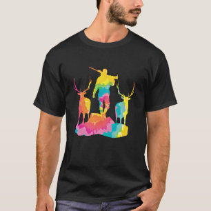 Hirschjäger Hirsch Zeug Bindung Bindung Rentier Fa T-Shirt