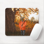 Hirschjäger im Herbstwald Mousepad (Mit Mouse)