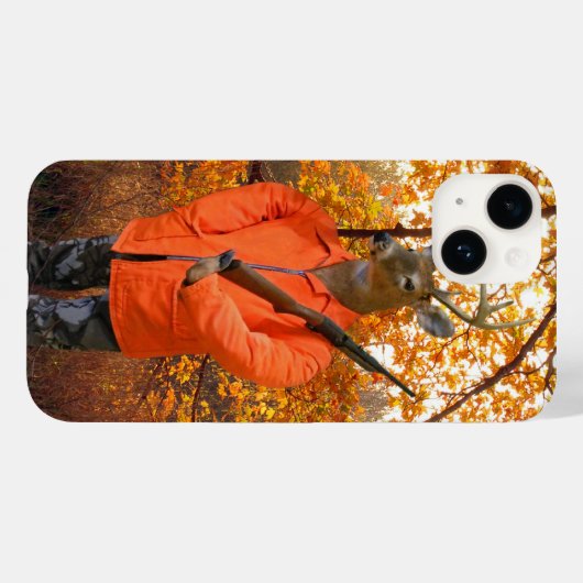 Hirschjäger in Wäldern Case-Mate iPhone Hülle (Rückseite (Horizontal))
