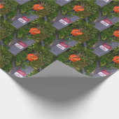 Hirschjäger in Wäldern Geschenkpapier (Ecke)