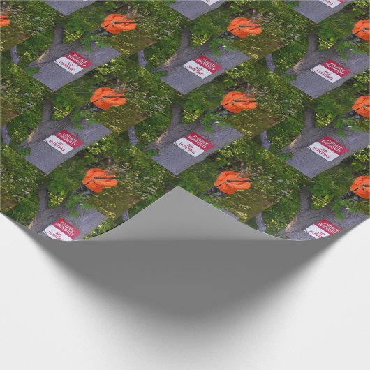 Hirschjäger in Wäldern Geschenkpapier (Ecke)