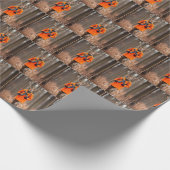 Hirschjäger mit einem Gewehr im Wald Geschenkpapier (Ecke)