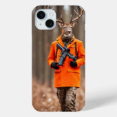 Hirschjäger mit Rifle Case-Mate iPhone Hülle (Rückseite)