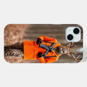 Hirschjäger mit Rifle Case-Mate iPhone Hülle (Rückseite (Horizontal))