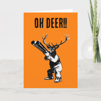 Hirschjäger Oh Deer Card Karte