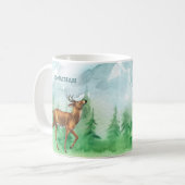 Hirschjäger, Personalisierter Waldberg Kaffeetasse (Vorderseite Links)