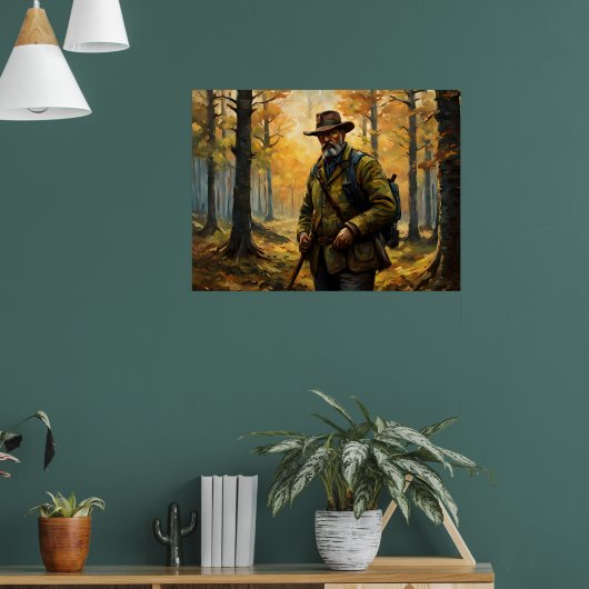 Hirschjäger Poster (Wohnzimmer 1)